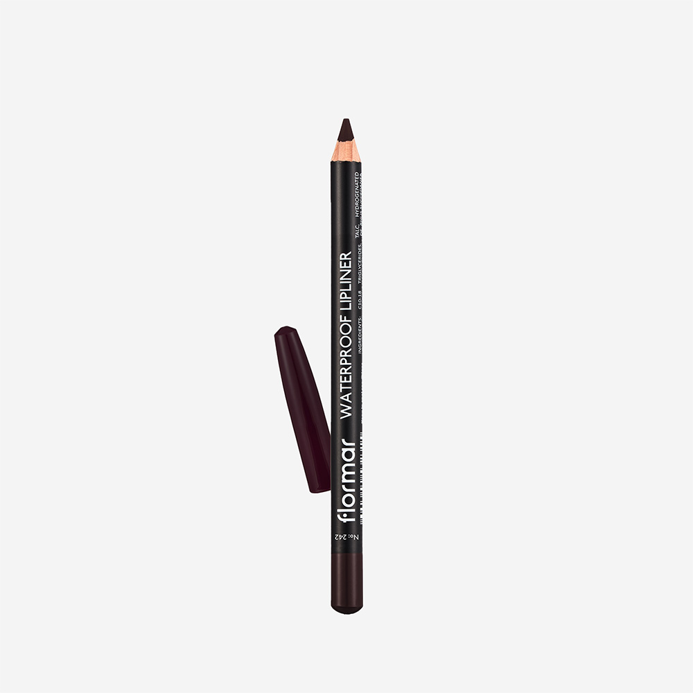 Flormar Waterproof Lipliner Pencil - 242 Deep Bordeaux