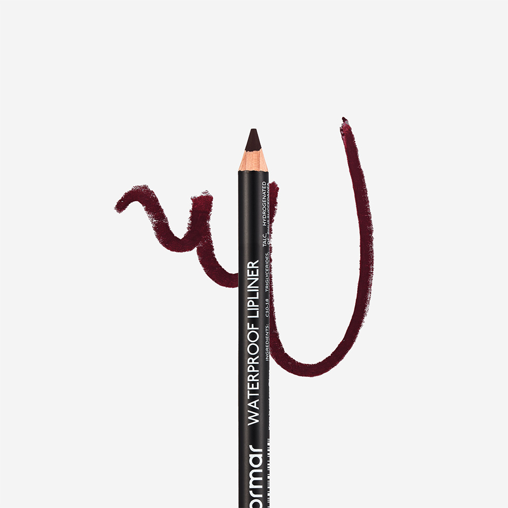 Flormar Waterproof Lipliner Pencil - 242 Deep Bordeaux
