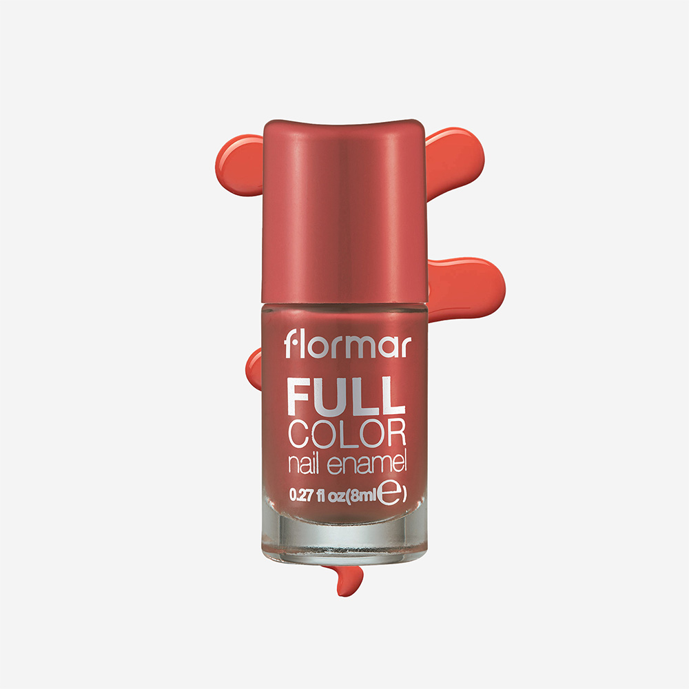 Flormar Full Color Nail Enamel - FC78 Lovely Coral