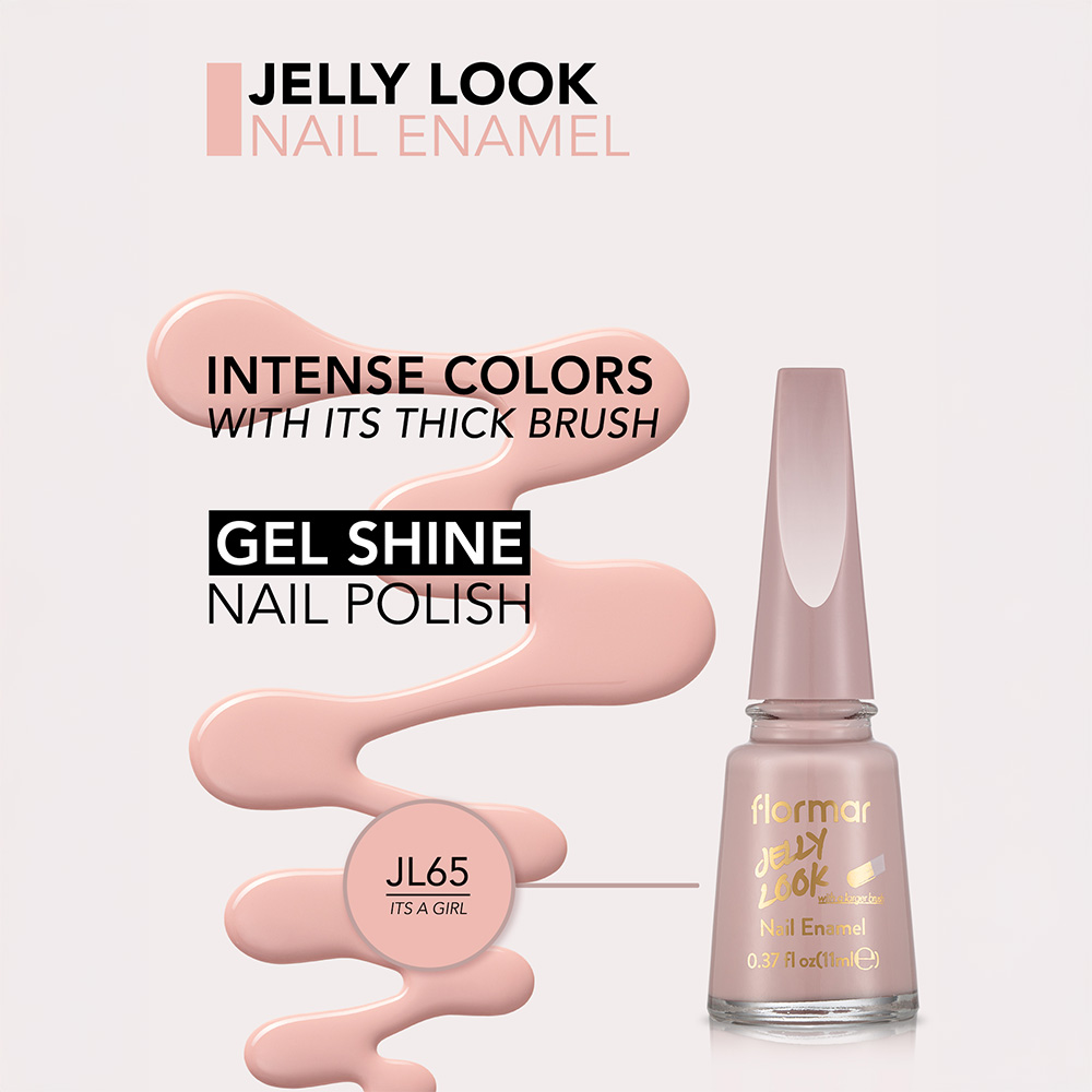 Flormar Jelly Look Nail Enamel - JL65 It's a Girl