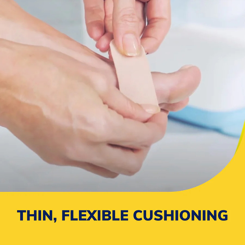 Dr.Scholl's Moleskin Padding 3 Strips 4 5/8" X 3 3/8 "