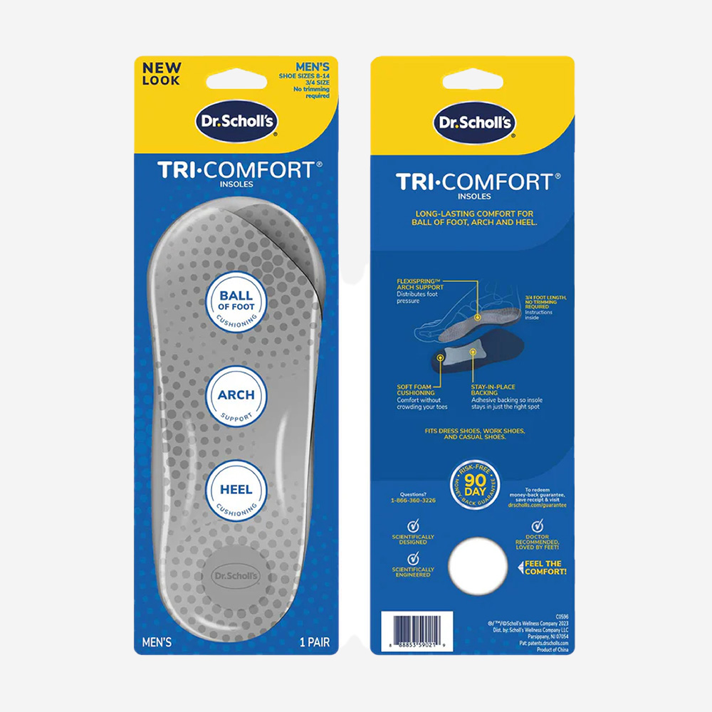 Dr.Scholl's Tri-Comfort Insoles Men's 1 pair