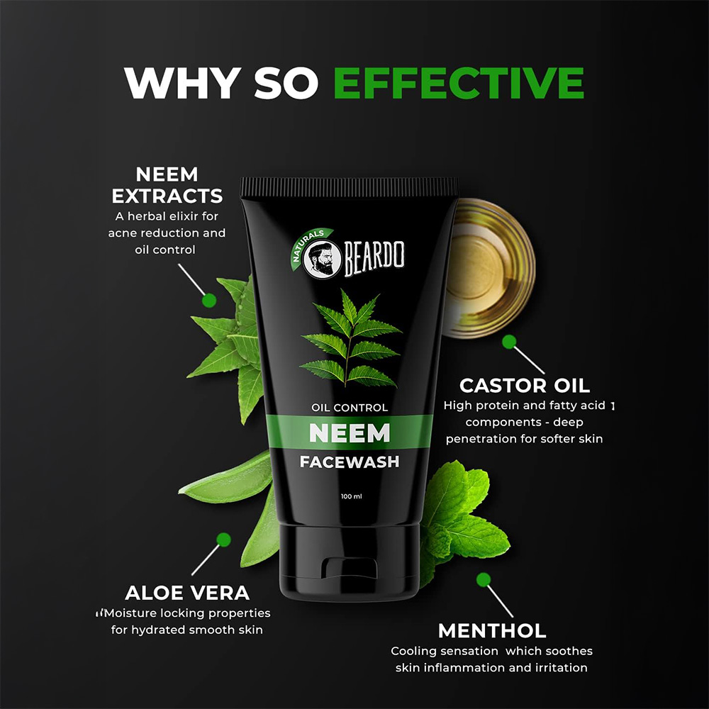 Beardo Neem Face Wash 100 Ml