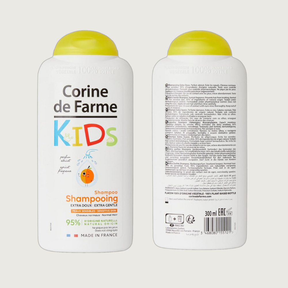 Corine De Farme Extra Gentle Shampoo Apricot Fragrance 300Ml