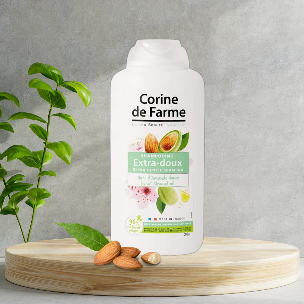 Corine De Farme Extra Gentle Shampoo with Almond Oil 500Ml