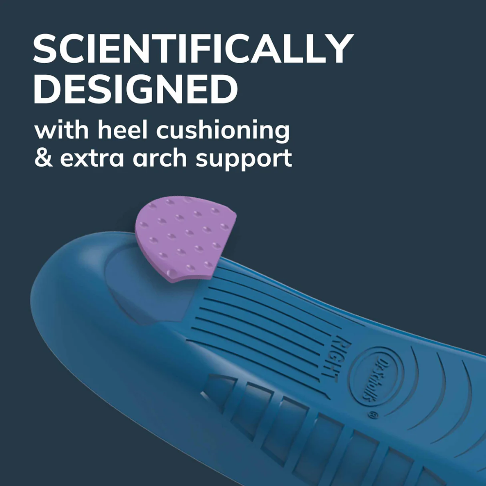 Dr.Scholl's Pain Relief? Heels & Arch all-day Pain Relief Orthotics-Women
