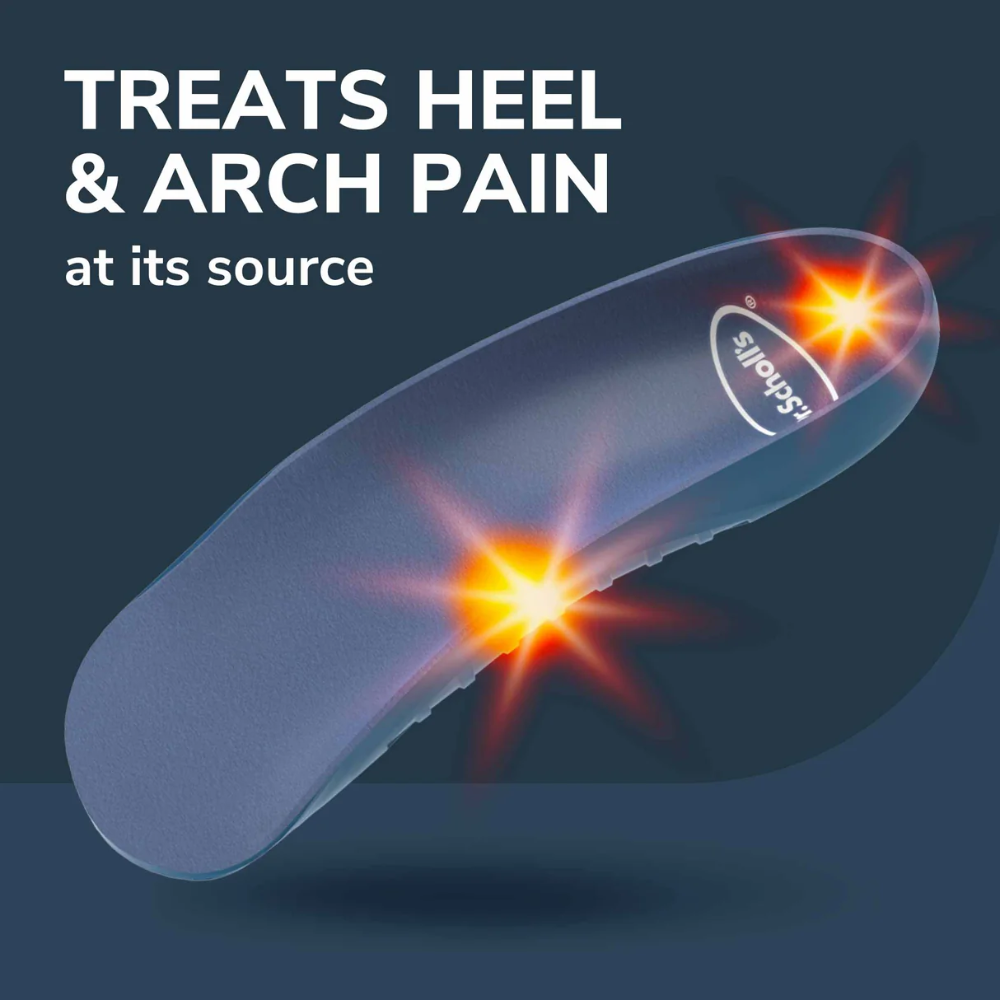 Dr.Scholl's Pain Relief? Heels & Arch all-day Pain Relief Orthotics-Women