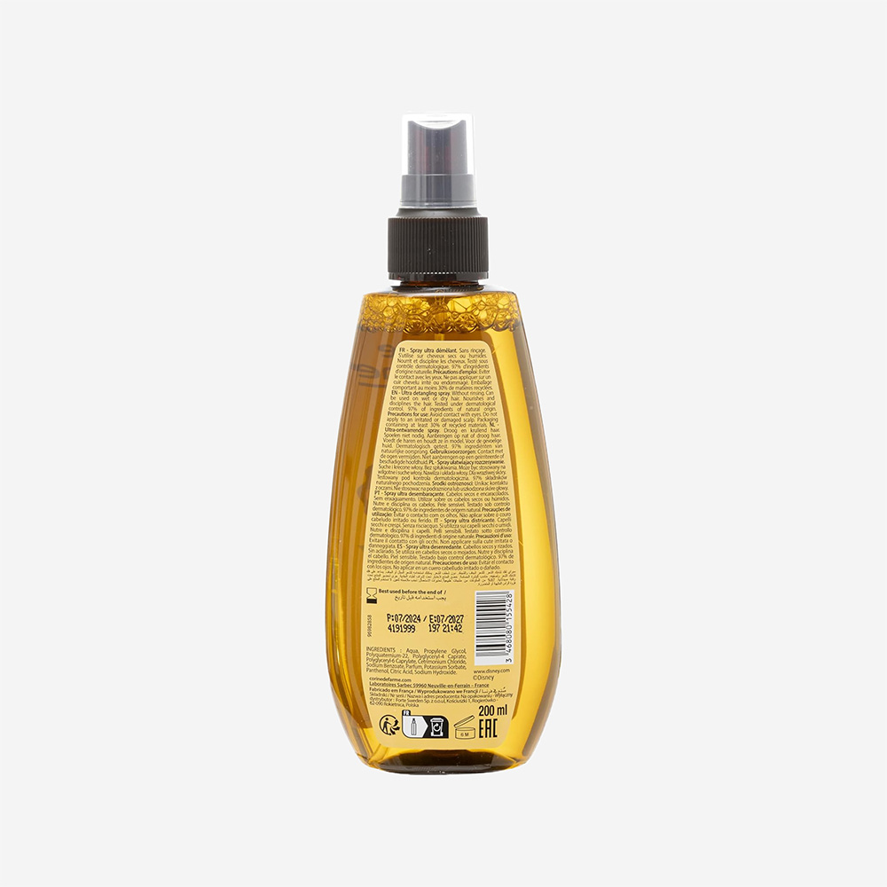Corine De Farme -Ultra Detangling Spray Dry & Curly Hair Disney Vaiana 200Ml