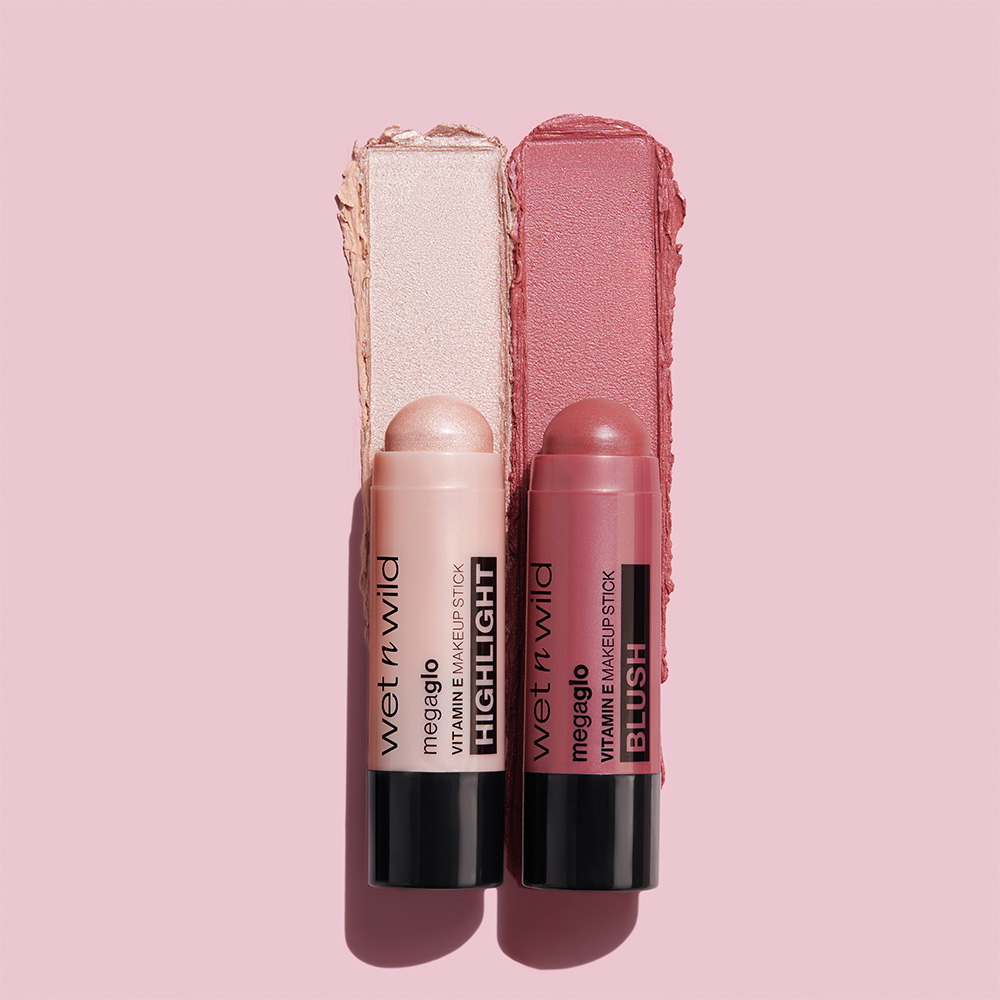 Mega Glo vitamin and Make-up Stick highlight