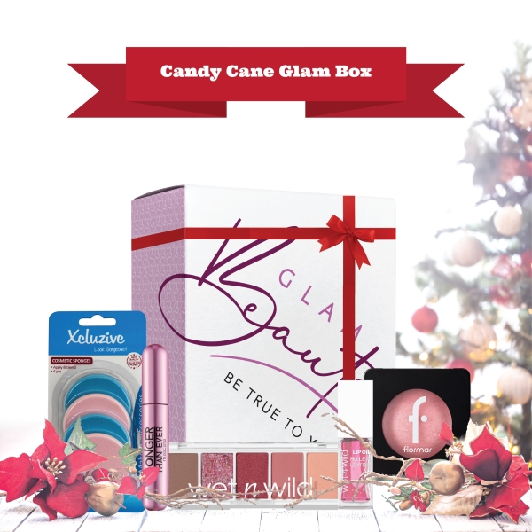 Glambeaute Christmas Value Pack_Candy Cane Glam Box