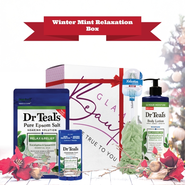 Glambeaute Christmas Value Pack_Winter Mint Relaxation Box